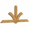 Ekena Millwork Redmond Rough Sawn Timber Gable Bracket, Western Red Cedar, 96"W x 40"H x 4"D x 6"F, 10/12 Pitch GBW096X40X0406RED00RWR - alternate 5
